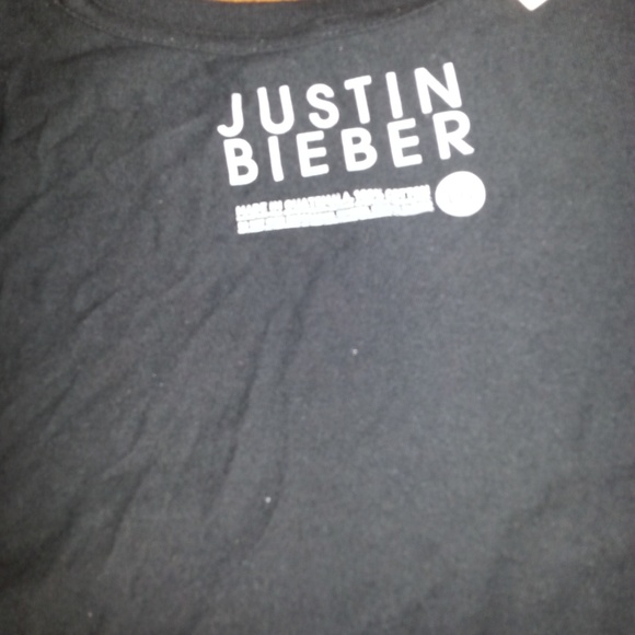 JUSTIN BIEBER authentic shirt 2012-13 tour LARGE - Picture 5 of 5
